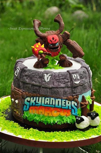 Skylanders Giant Tree Rex Cake - Cake by Donna