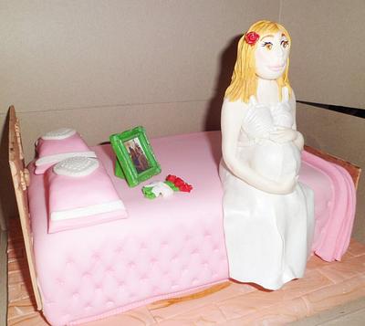 Pregnant Bride - Cake by Joyce Nimmo