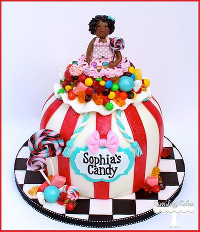 Bag of Candy Cake - Cake by Cuteology Cakes 