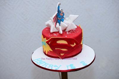 superman away! - Cake by thepastryplace
