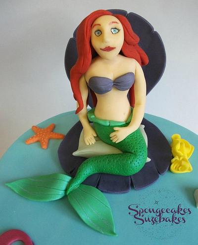 The Little Mermaid - Cake by Spongecakes Suzebakes