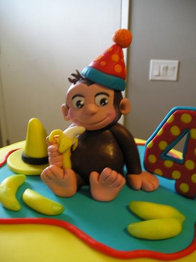 CURIOUS GEORGE THEMED CAKE AND CUPCAKES - Cake by greca111699