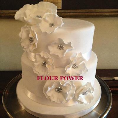 Flower wedding cake - Cake by Flour Power
