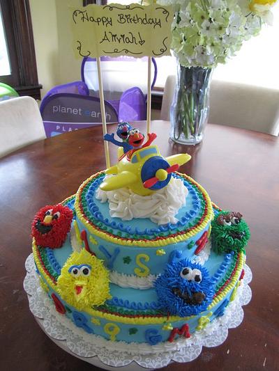 Sesame Street - Cake by Tiffany Palmer