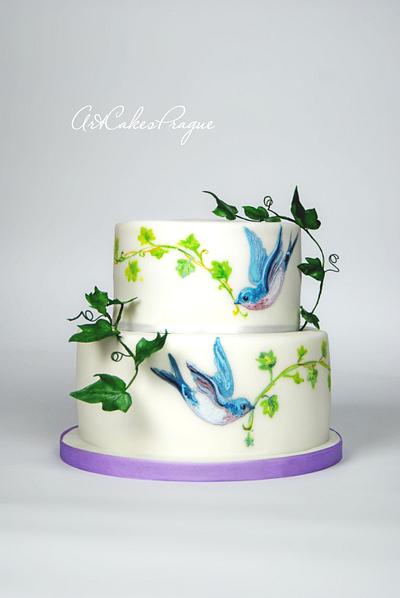 Birds of the heavens - Cake by Art Cakes Prague