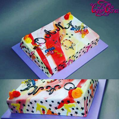 Colorful Birthday cake - Cake by cakesbyoana