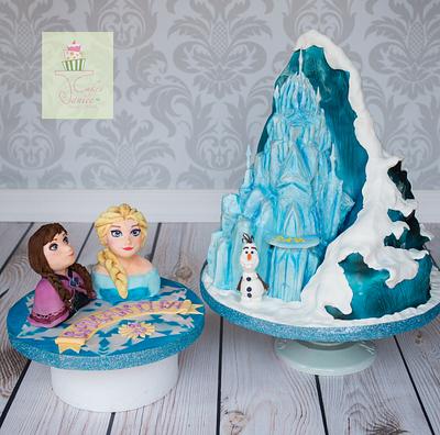 Frozen castle mountain cake - Cake by Cakes by Janice