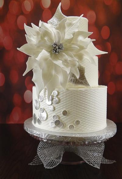 Merry Christmas! ~ modern winter wedding - Cake by Cake Heart