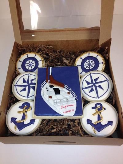 Sailing Cookies - Cake by Prima Cakes and Cookies - Jennifer