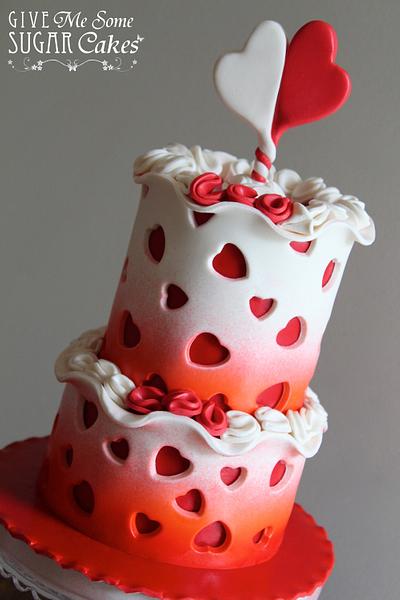 Love is in the Air - Cake by RED POLKA DOT DESIGNS (was GMSSC)