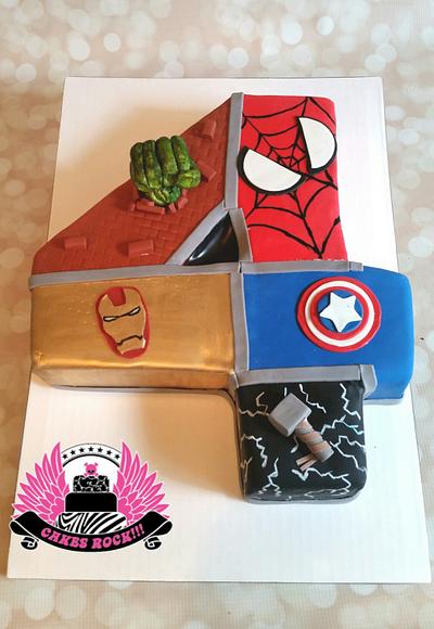 Marvel-ous 4 - Cake by Cakes ROCK!!!  