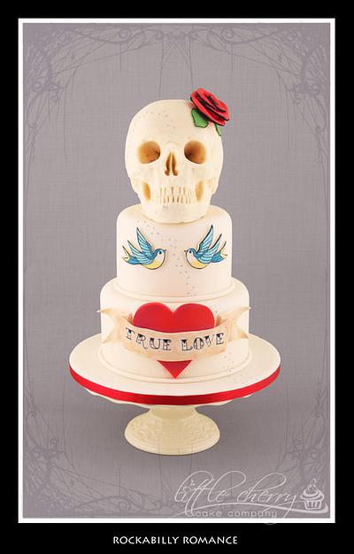 Rockabilly Romance - Tattoo Cake - Cake by Little Cherry