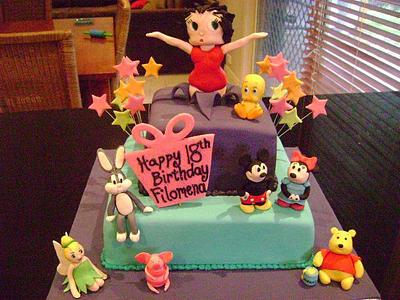 Cartoon character cake - Cake by Creative Cake Studio