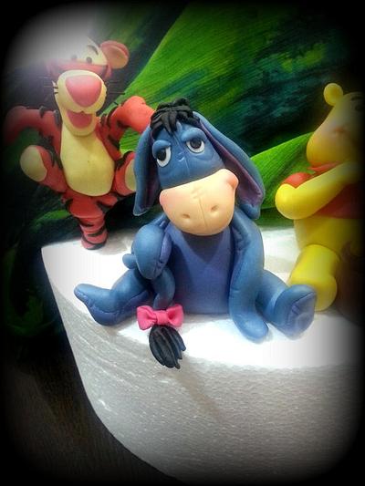 Eeyore cake topper - Cake by Mary Ciaramella (Sugar Love & Passion)