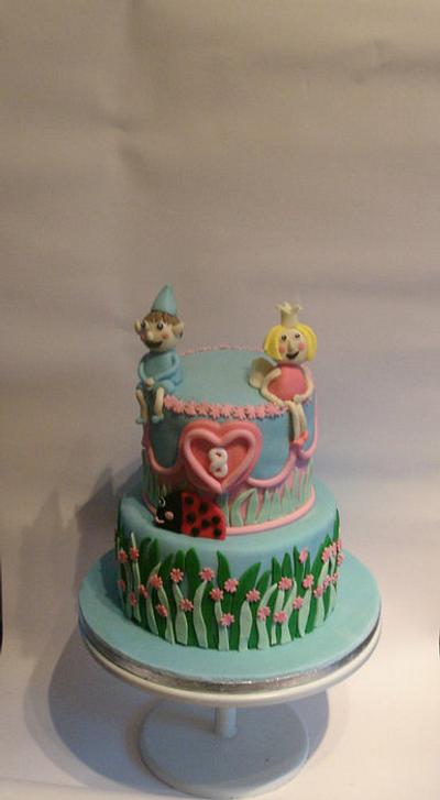 Ben and Holly Cake - Cake by kelly