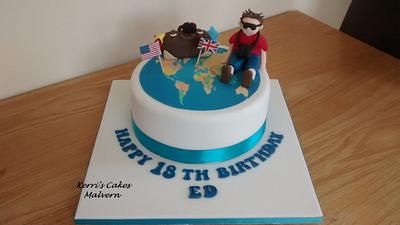Going travelling x - Cake by Kerri's Cakes