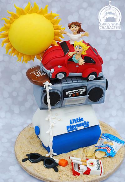 1980s Summer jam - Cake by Jean A. Schapowal