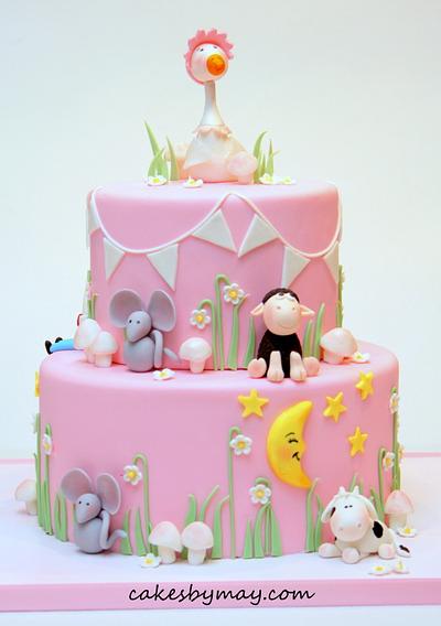 Nursery Rhymes Baby Shower Cake - Cake by Cakes by Maylene