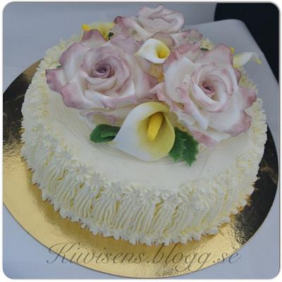 Whipped cream cake - Cake by Caroline