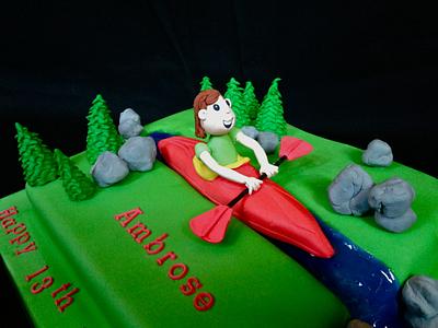 Canoe Cake - Cake by Daisy Brydon Creations
