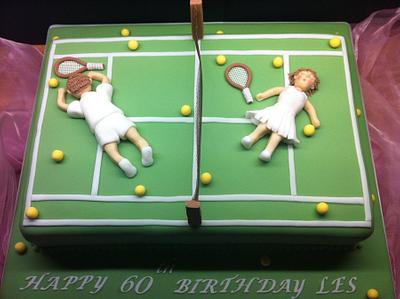 Tennis cake - Cake by helen Jane Cake Design 