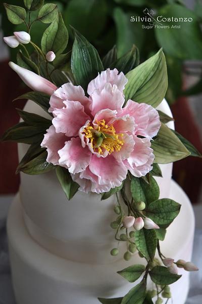 Peony Flower - Cake by Silvia Costanzo