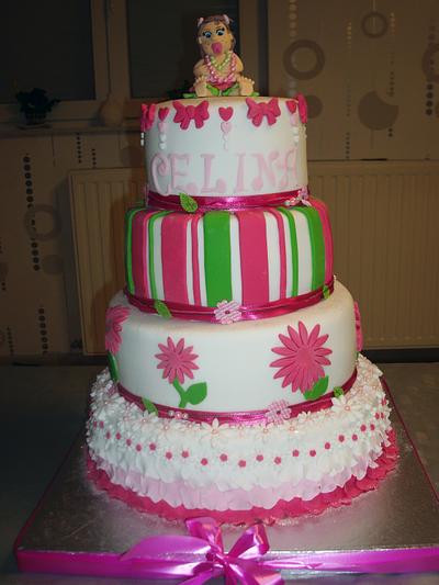Gâteau de baptême - Cake by nanycakes