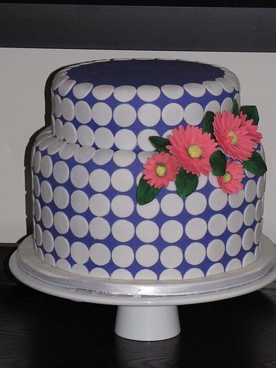 Gerbera Wedding Cake - Cake by Joseph Fougere