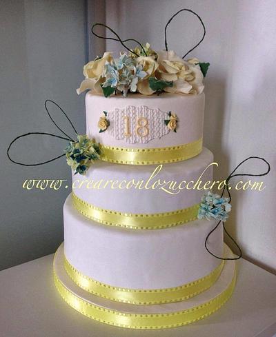 18th birthday - Cake by Deborah