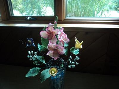 Flower arrangement - Cake by Goreti