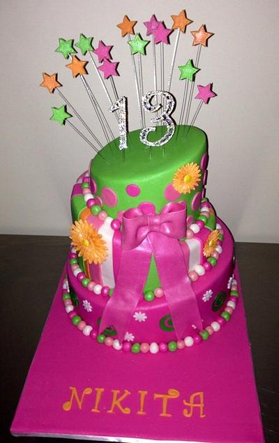Birthday cake - Cake by Kwirkie