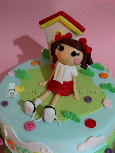 Lalaloopsy with a house cake - Cake by tweetylina