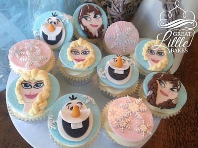 Frozen cupcakes - Cake by Great Little Bakes