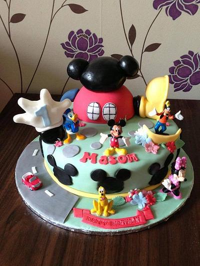 Mickey Mouse Clubhouse Cake - Cake by CupNcakesbyivy