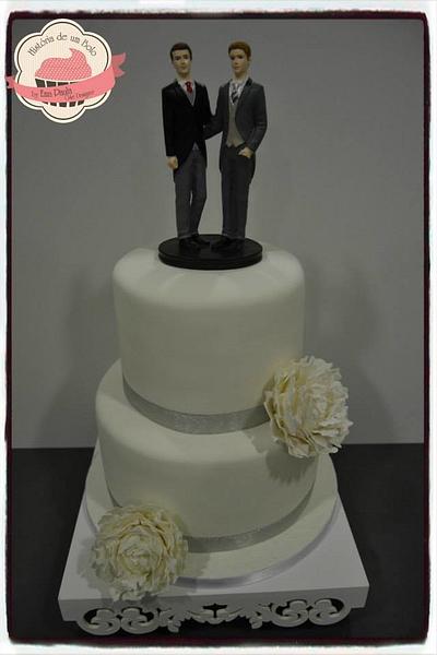 Wedding Cake - Cake by Historia de Um Bolo