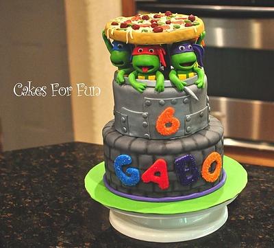 Ninja Turtle cake - Cake by Cakes For Fun