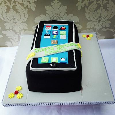 Ipad Birthday cake - Cake by funkyfabcakes