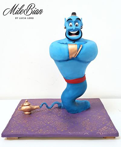 Aladding Genie Standing Cake - Cake by MileBian