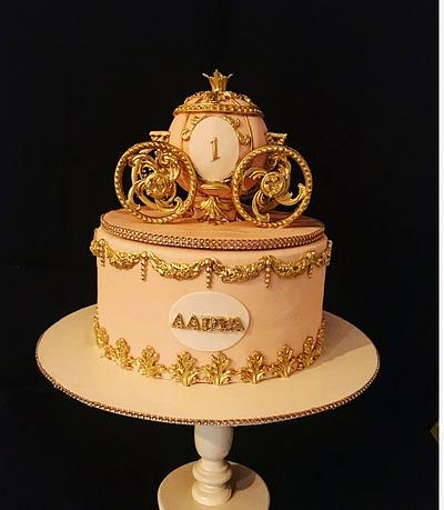 Princess carriage cake - Cake by The Hot Pink Cake Studio by Ipshita