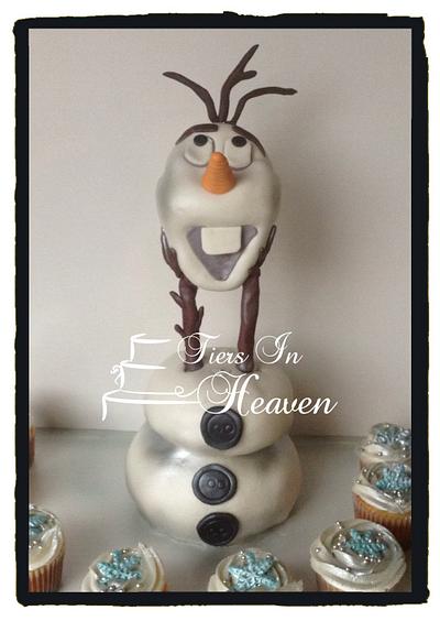Olaf snowman Frozen cake - Cake by Edible Sugar Art