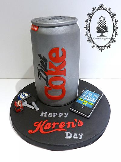 Diet Coke Can Cake - Cake by Angela - A Slice of Happiness