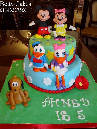 Mickey mouse club house  - Cake by Ebthal