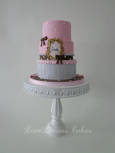 Baptism cake - Cake by loveliciouscakes