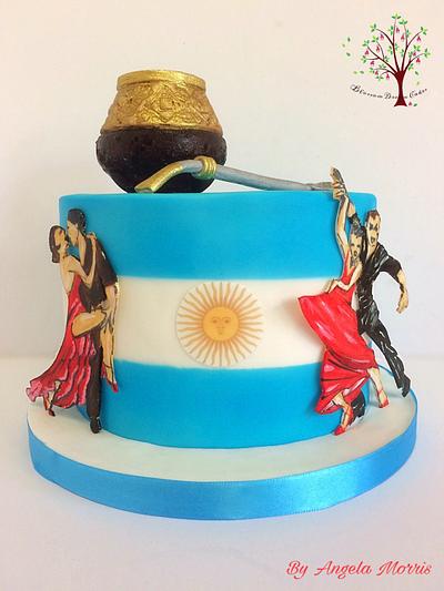 I miss Argentina - Cake by Blossom Dream Cakes - Angela Morris