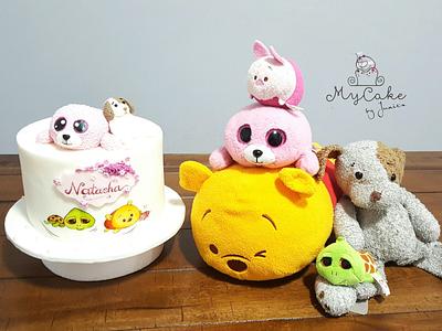Stuffed animals - Cake by Hopechan