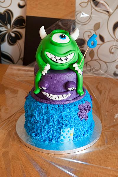 Monsters Inc Totem Cake - Cake by Lace Cakes Swindon