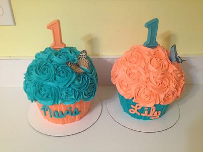 Twin's smash cakes - Cake by Cosden's Cake Creations