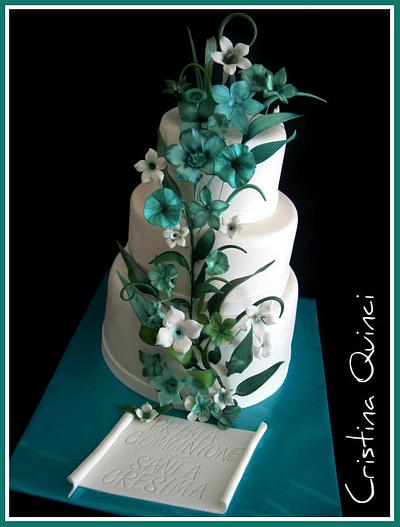 Flowers  cake - Cake by Cristina Quinci