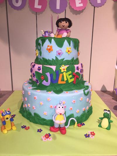 Dora the Explorer - Cake by Jeanine