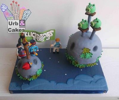 Angry Birds Space - Cake by Urb&Cakes